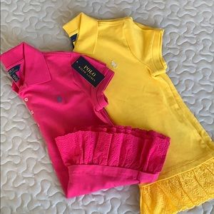 NWT POLO Ralph Lauren girls shirts